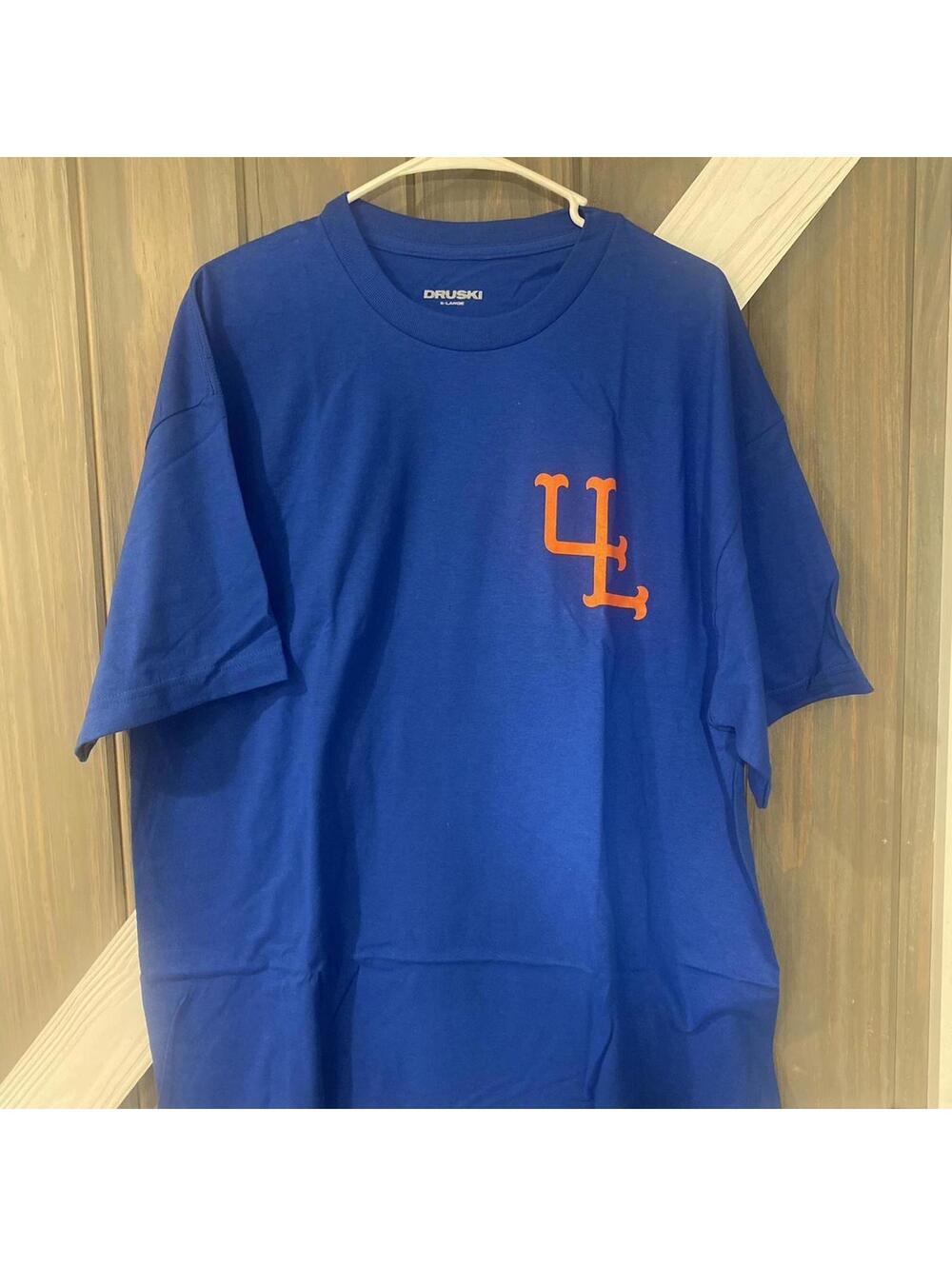 Druski 4 Lifers Mets Logo Graphic Tee - XL